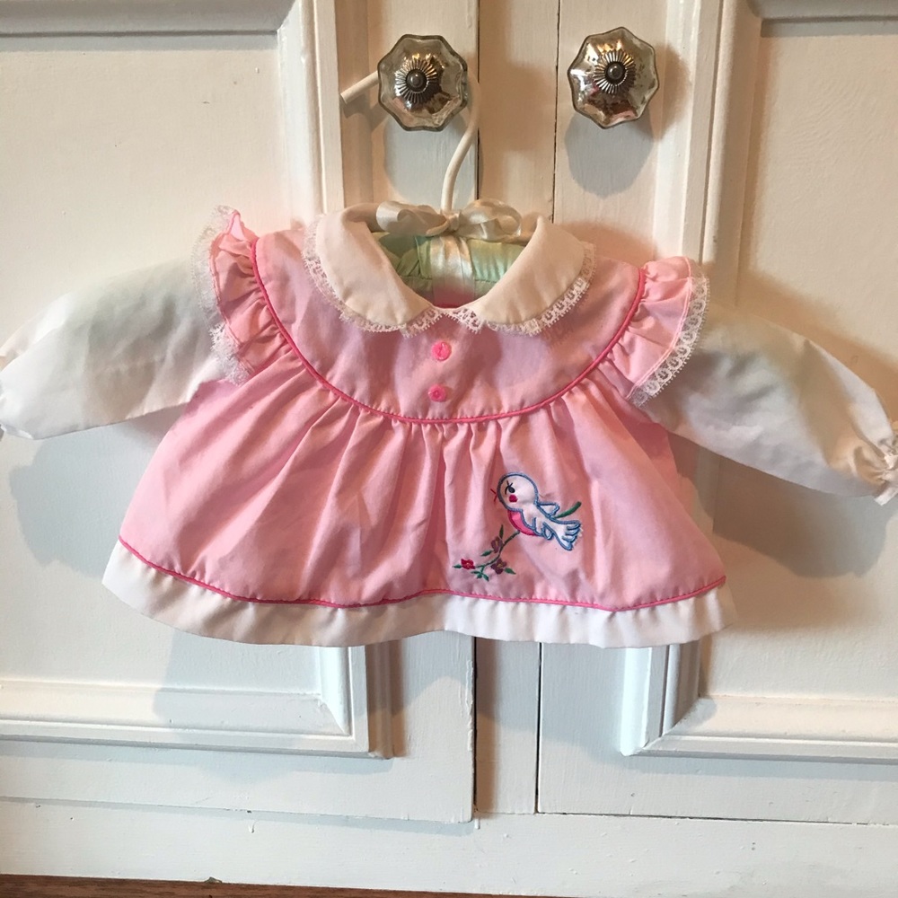 Vintage Pink Baby Dress 0-3mon
